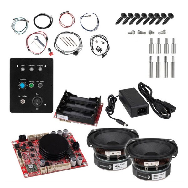 Main product image for Large Portable Bluetooth Ammo Box Speaker Kit Components300-7303